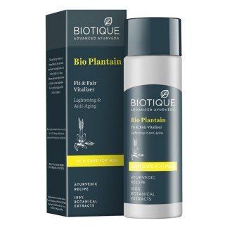 Biotique Advanced Ayurveda Bio Plantain Revitalizing Serum Fit & Fair Vitalizer, Lightening & Anti-Aging, 120 ml